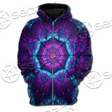 Cosmic Of Purple And Black Laser Lights SED-0995 Hoodie & Zip Hoodie Raglan