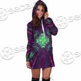 Futuristic Science-Fiction Abstract SED-0996 Hoodie Dress