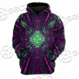 Futuristic Science-Fiction Abstract SED-0996 Hoodie & Zip Hoodie Raglan