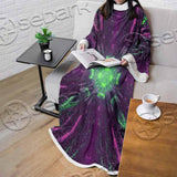 Futuristic Science-Fiction Abstract SED-0996 Sleeved Blanket