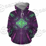 Futuristic Science-Fiction Abstract SED-0996 Hoodie & Zip Hoodie
