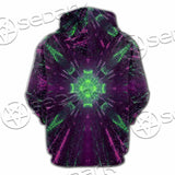 Futuristic Science-Fiction Abstract SED-0996 Hoodie & Zip Hoodie Raglan