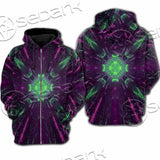 Futuristic Science-Fiction Abstract SED-0996 Hoodie & Zip Hoodie Raglan