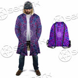 Psychedelic Glowing Abstract Neon Light SED-0997 Cloak
