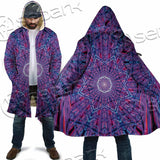 Psychedelic Glowing Abstract Neon Light SED-0997 Cloak