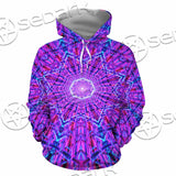 Psychedelic Glowing Abstract Neon Light SED-0997 Hoodie & Zip Hoodie