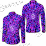 Psychedelic Glowing Abstract Neon Light SED-0997 Shirt Allover