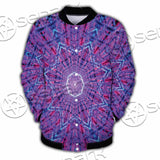 Psychedelic Glowing Abstract Neon Light SED-0997 Button Jacket