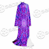 Psychedelic Glowing Abstract Neon Light SED-0997 Sleeved Blanket