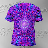 Psychedelic Glowing Abstract Neon Light SED-0997 Unisex T-shirt