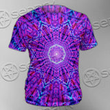 Psychedelic Glowing Abstract Neon Light SED-0997 Unisex T-shirt