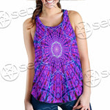 Psychedelic Glowing Abstract Neon Light SED-0997 Women Tank Top