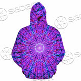 Psychedelic Glowing Abstract Neon Light SED-0997 Hoodie & Zip Hoodie