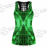 Abstract Psychedelic Corridor Pattern SED-0998 Women Tank Top