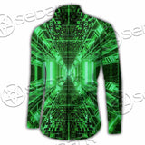 Abstract Psychedelic Corridor Pattern SED-0998 Shirt Allover