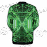 Abstract Psychedelic Corridor Pattern SED-0998 Button Jacket