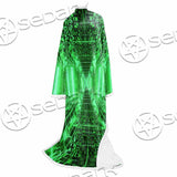Abstract Psychedelic Corridor Pattern SED-0998 Sleeved Blanket
