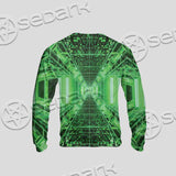 Abstract Psychedelic Corridor Pattern SED-0998 Unisex Sweatshirt