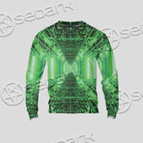 Abstract Psychedelic Corridor Pattern SED-0998 Unisex Sweatshirt