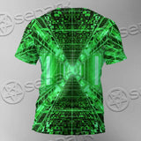 Abstract Psychedelic Corridor Pattern SED-0998 Unisex T-shirt