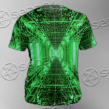 Abstract Psychedelic Corridor Pattern SED-0998 Unisex T-shirt