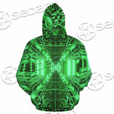 Abstract Psychedelic Corridor Pattern SED-0998 Hoodie & Zip Hoodie