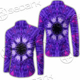 Cosmic With Purple Laser Lights SED-0999 Shirt Allover