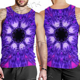 Cosmic With Purple Laser Lights SED-0999 Men Tank-tops