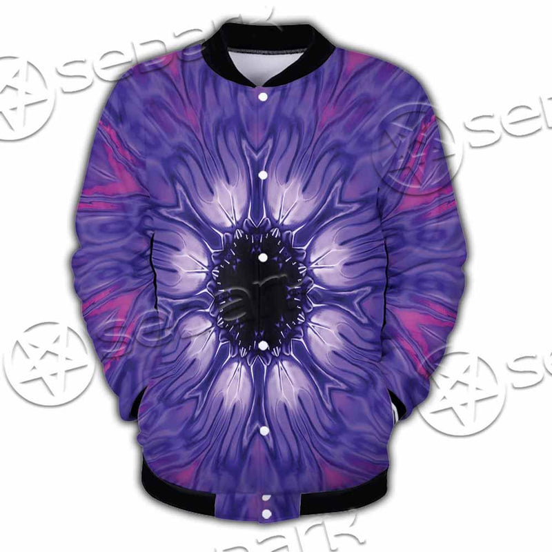 Cosmic With Purple Laser Lights SED-0999 Button Jacket