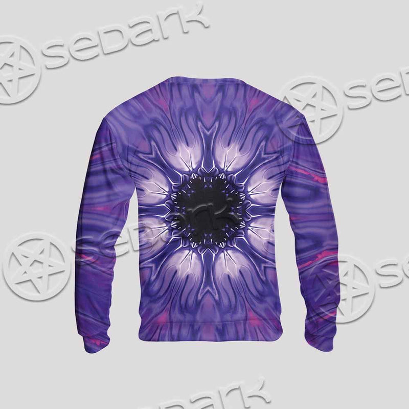 Cosmic With Purple Laser Lights SED-0999 Unisex Sweatshirt