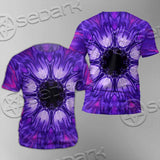 Cosmic With Purple Laser Lights SED-0999 Unisex T-shirt