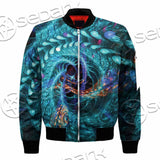 Fractal Colored Abstract Round Curves And Lines SED-1000 Jacket