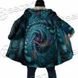 Fractal Colored Abstract Round Curves And Lines SED-1000 Cloak
