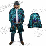Fractal Colored Abstract Round Curves And Lines SED-1000 Cloak