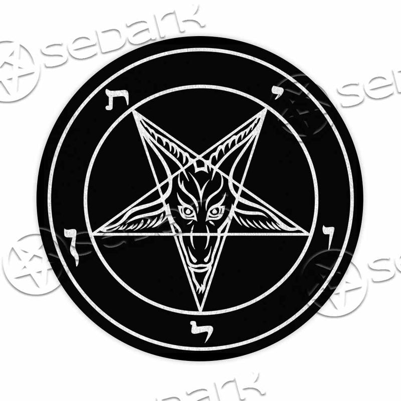 Sigil Of Baphomet SED-1002 Round Carpet