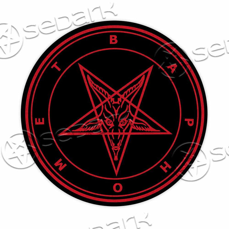 Baphomet Pentagram SED-1006 Round Carpet