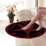 Baphomet Pentagram SED-1006 Round Carpet