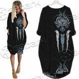Viking Fenrir Wolf SED-1009 Batwing Pocket Dress