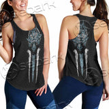 Viking Fenrir Wolf SED-1009 Women Tank Top