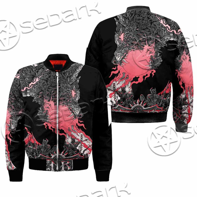 Fenrir Norse Wolf In Nordic Mythology SED-1010 Jacket