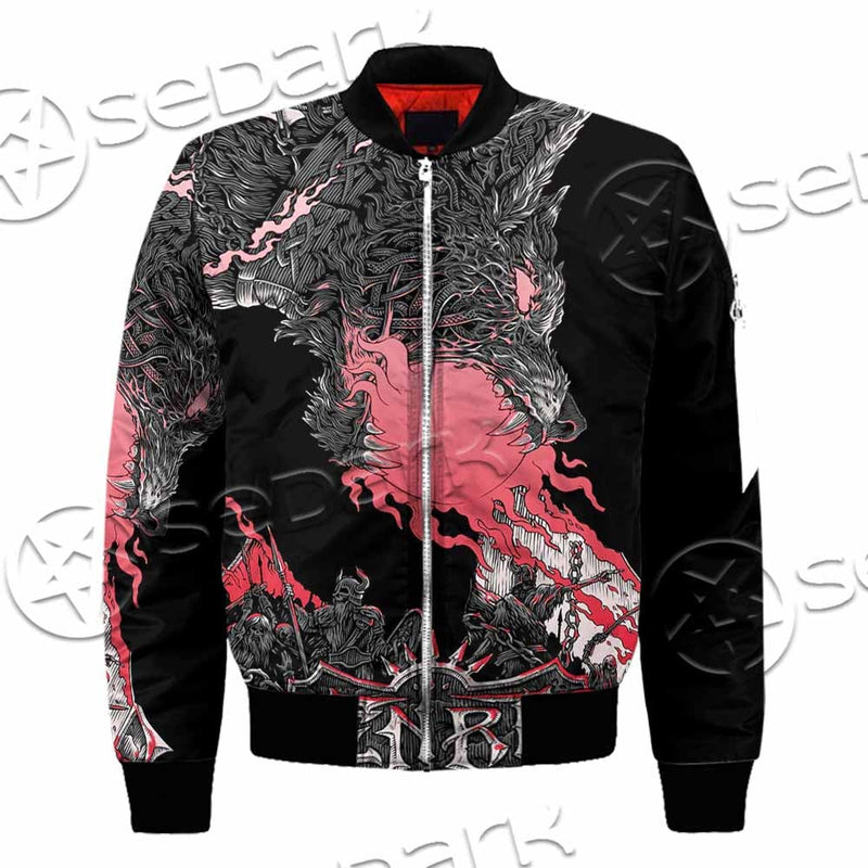 Fenrir Norse Wolf In Nordic Mythology SED-1010 Jacket