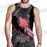 Fenrir Norse Wolf In Nordic Mythology SED-1010 Men Tank-tops