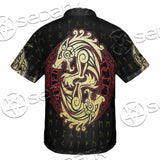 Viking Dragon Norse Mythology Valknut Nordic SED-1011 Shirt Allover
