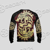 Viking Dragon Norse Mythology Valknut Nordic SED-1011 Unisex Sweatshirt