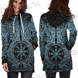 Huginn & Muninn Odin'S Ravens SED-1012 Hoodie Dress