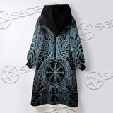 Huginn & Muninn Odin'S Ravens SED-1012 Oversized Sherpa Blanket Hoodie