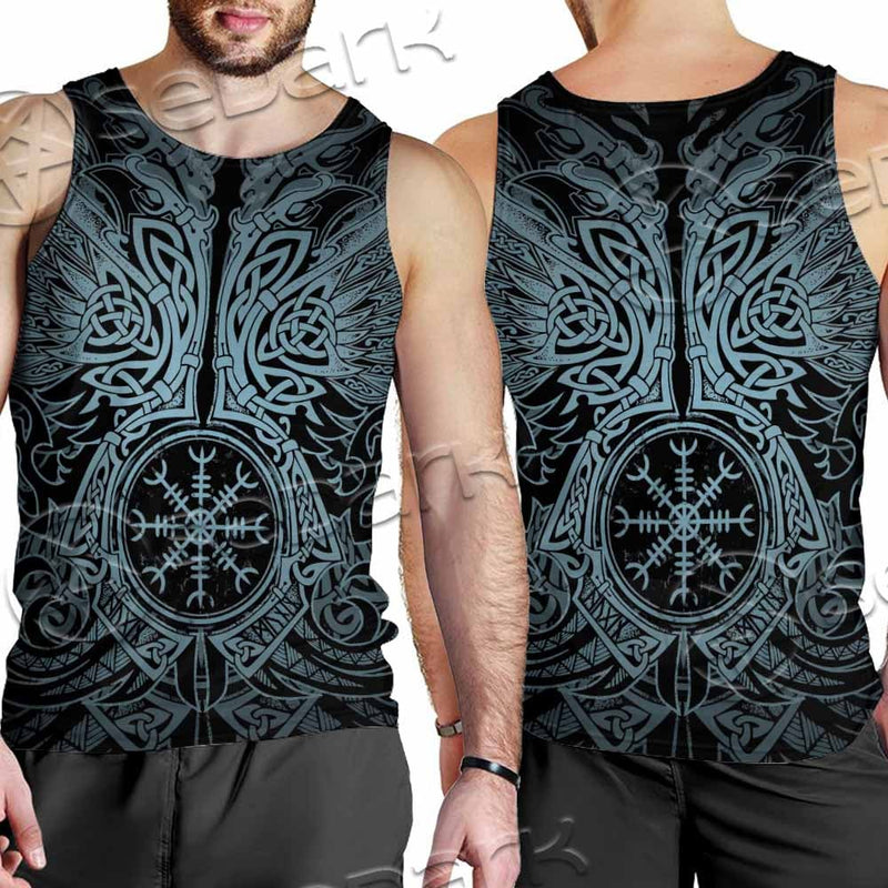Huginn & Muninn Odin'S Ravens SED-1012 Men Tank-tops