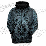 Huginn & Muninn Odin'S Ravens SED-1012 Hoodie & Zip Hoodie Raglan