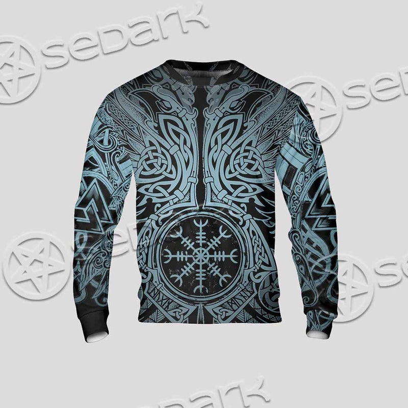 Huginn & Muninn Odin'S Ravens SED-1012 Unisex Sweatshirt