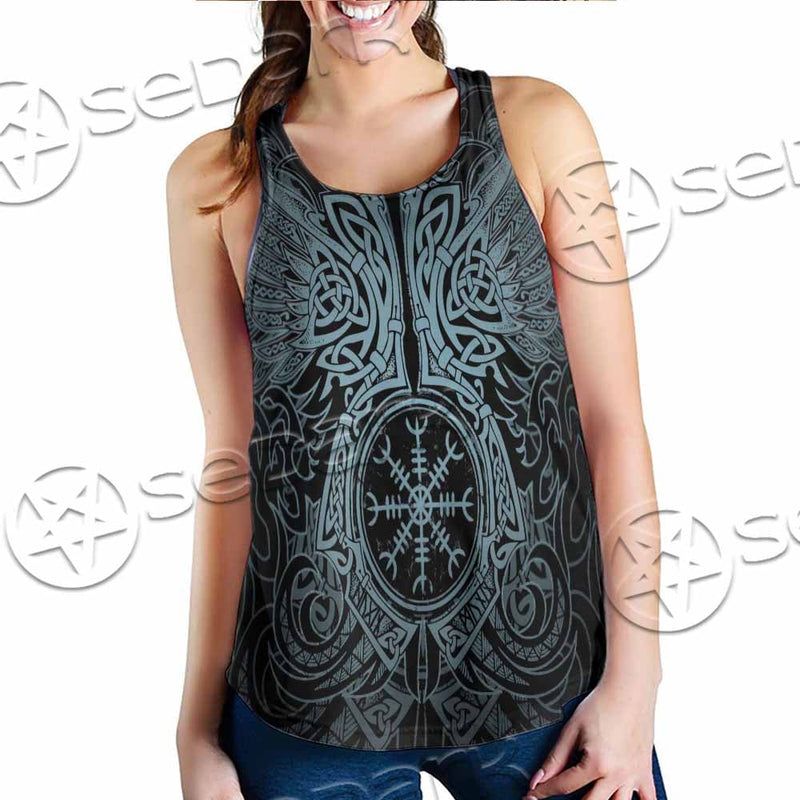 Huginn & Muninn Odin'S Ravens SED-1012 Women Tank Top